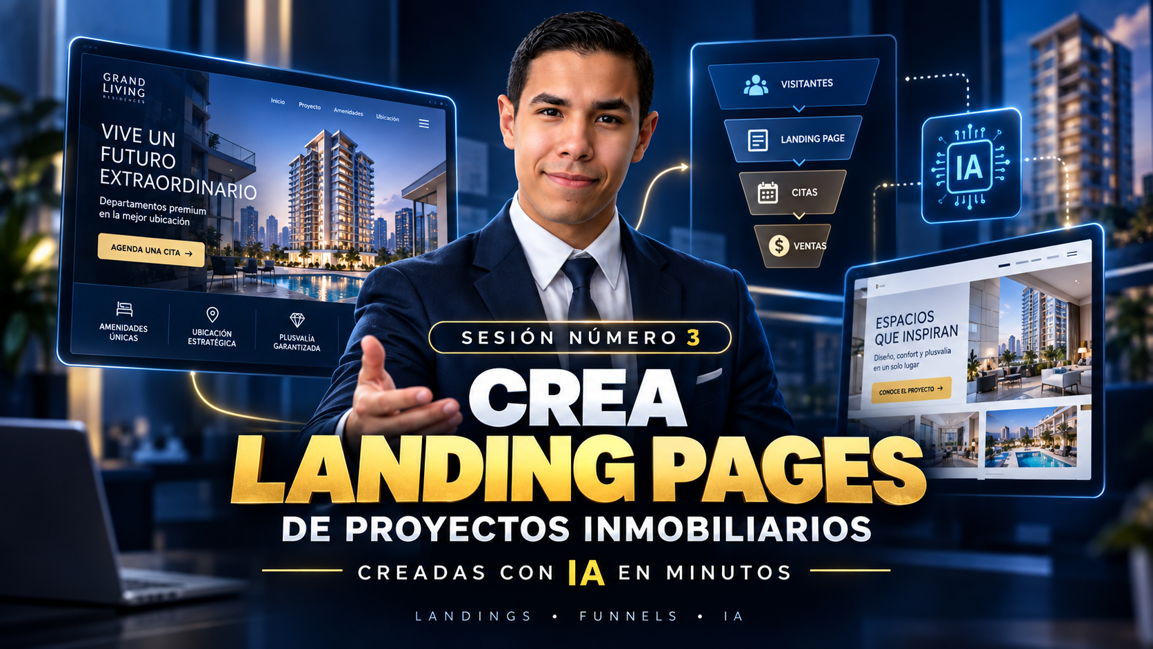 Portada de la sesión 03: Construye tu punto de conversión